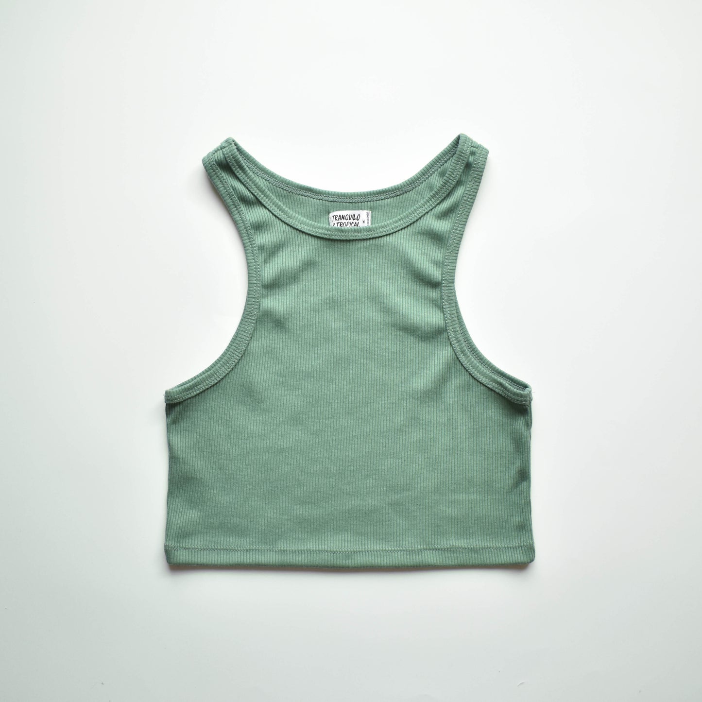 Top halter Verde